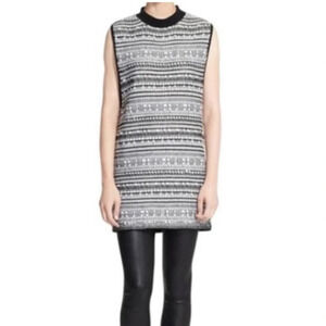 Helmut Lang Woven Linen Blend Sleeveless Minimalist Dress/Tunic - Size Small